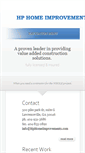 Mobile Screenshot of hphomeimprovements.com