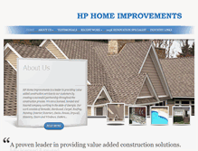 Tablet Screenshot of hphomeimprovements.com